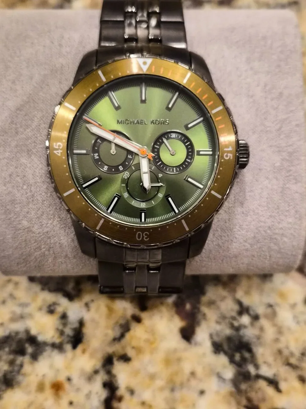 Michael Kors Cunningham Gunmetal Stainless Steel Mens Watch